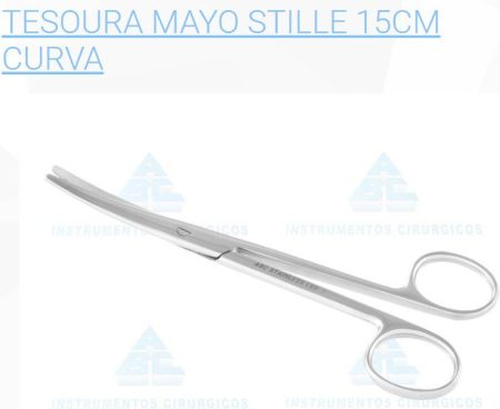 TESOURA MAYO STILLE 15M CURVA - ABC 327