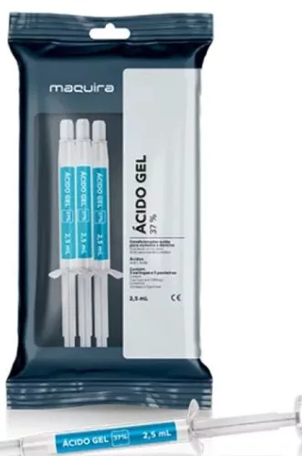 ACIDO FOSFORICO 37% GEL 2,5ML C/ 3 - MAQUIRA