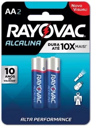 PILHA RAYOVAC ALC AA (PEQUENA)