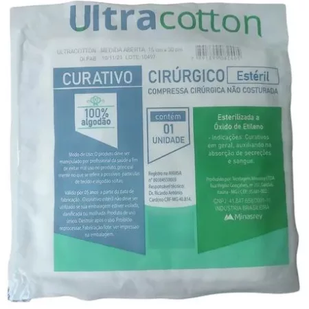 CURATIVO CIR. ALGODONADO 15X30 - MELHORMED ULTRACOTTON