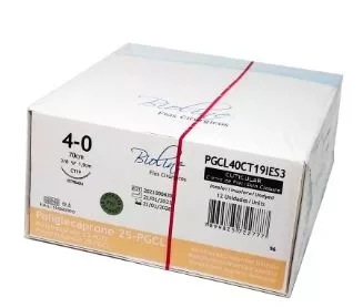 FIO POLIGLECAPRONE 25 4-0 3/8 C/AG 1,9 CT BIOLINE PGCL40CT19IES3