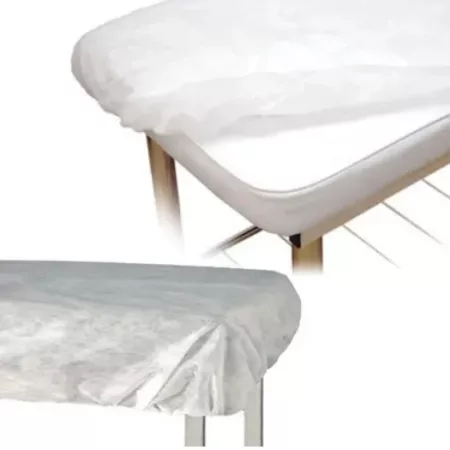 LENCOL TNT C/ELASTICO 200X90CM C/10 BRANCO LEVE MEDIX