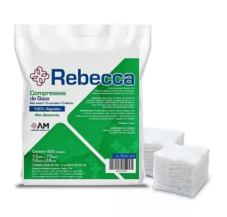COMPRESSA GAZE N/EST. 7,5 13F C/500 REBEKA AMED R18