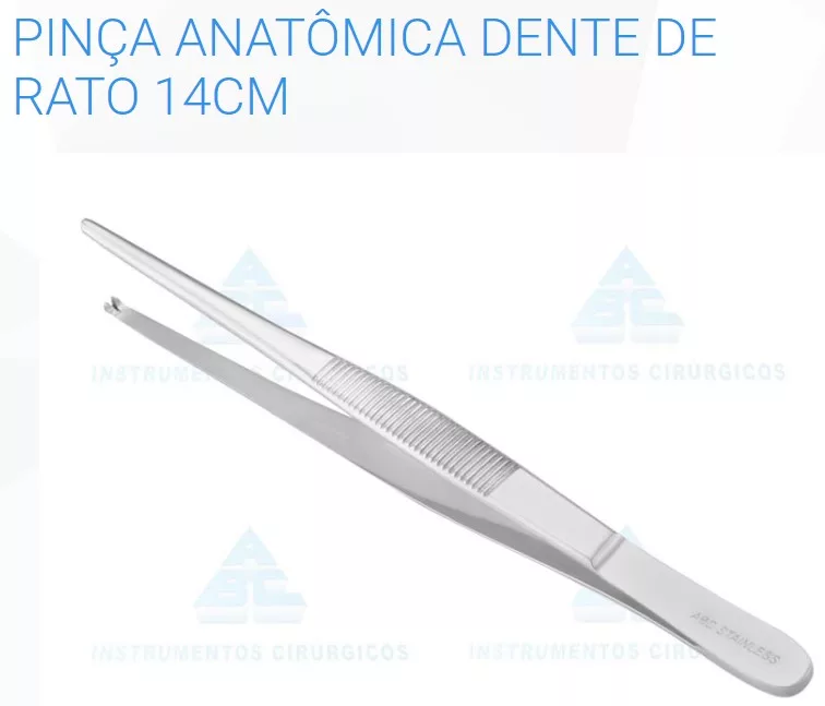PINCA ANATOM. DENTE DE RATO 14CM ABC 177