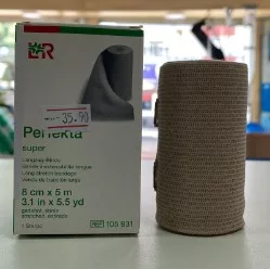 BANDAGEM ELAST COMPRESSAO 08CM X 5M PERFEKTA VENOSAN