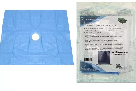 CAMPO CIRURGICO 80X80CM C/ FENESTRA ESTÉRIL PROTDESC