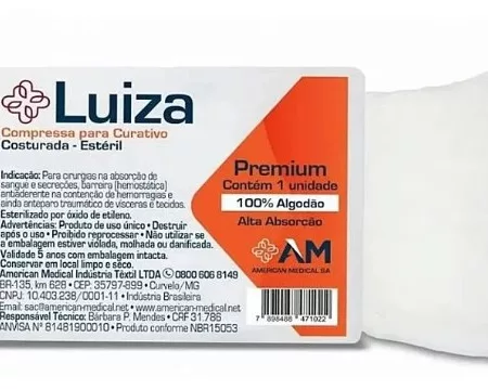 CURATIVO CIR. ALGODONADO 15X60 LUIZA AMED P35