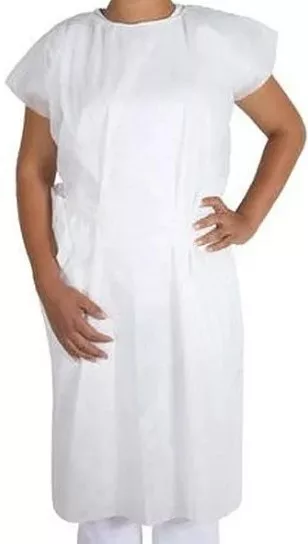 AVENTAL S/MANGA GR30 MEDIA C/10 BRANCO - DEJAMARO PA0055