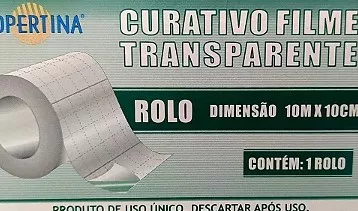 CURATIVO FILME TRANSP 10CM X 10M COPERTINA