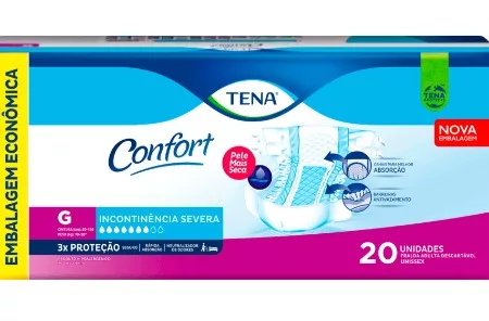 FRALDA GER. TAM. G C/20 - TENA CONFORT