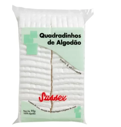 ALGODAO HIDROF. 095G QUADRADO SUSSEX