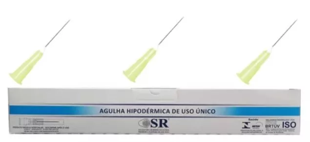 AGULHA HIPOD. 13 X 30 (30G 1/2) C/100 - SR ST