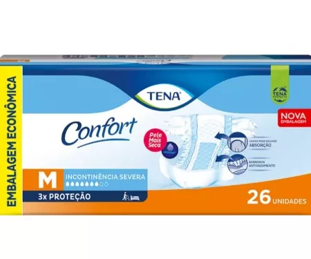 FRALDA GER. TAM. M C/26 - TENA CONFORT
