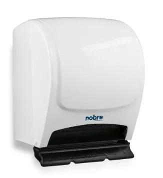 DISPENSER P/ TOALHA BOBINA C/ALAVANCA NOBRE BRANCO