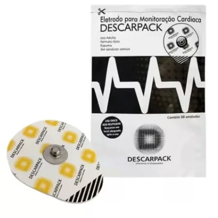 ELETRODO DESC. ECG ADULTO C/50 - DESCARPACK