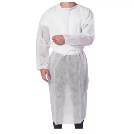 AVENTAL M.LONGA C/ELAS 30G PESADO BRANCO C/10 DEJAMARO PA0396