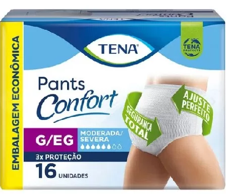 FRALDA GER. TAM. G/XG C/16 - TENA PANTS