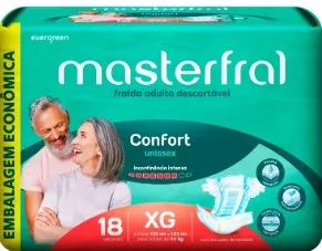 FRALDA GER. TAM. XG C/18 - MASTERFRAL CONFORT