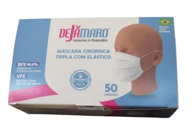 MASCARA CIR TRIPLA C/ELAST CX/50 BRANCO DEJAMARO