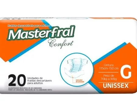 FRALDA GER. TAM. G C/20 - MASTERFRAL CONFORT