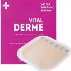 CURATIVO HIDROC 20X20 ESTERIL VITALDERM