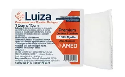 CURATIVO CIR. ALGODONADO 10X60 LUIZA AMED P42