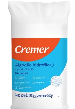 ALGODAO HIDROF. 500G - CREMER