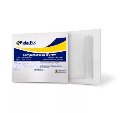 COMPRESSA GAZE EST. 7,5 13F C/10 NON WOVEN POLARFIX