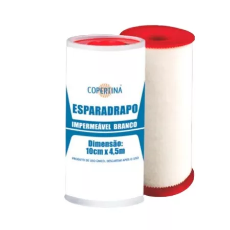 FITA CIRURG MICROP 10CM X 4,5M BRANCO COPERTINA