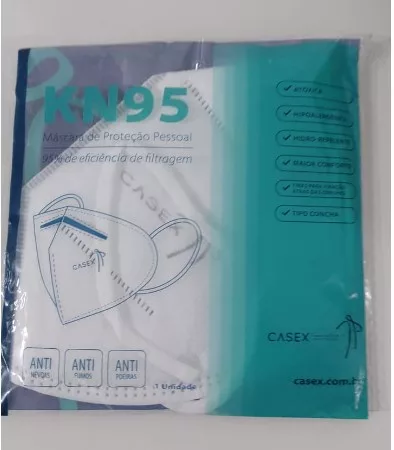 MASCARA TIPO BICO DE PATO KN95 BRANCO - CASEX
