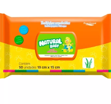 LENCO UMEDECIDO NATURAL BABY C/50