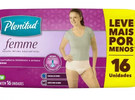 FRALDA GER. TAM. P/M PROTECT C/16 FEMME PLENITUD