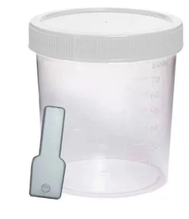 COLETOR 50ML C/PA ESTERIL TAMPA BRANCA FIRSTLAB