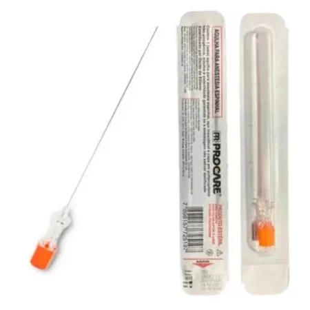 AGULHA RAQUI SPINAL 25GX3 1/2 90MM PROCARE