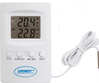 TERMOMETRO DIGITAL MAX/MIN P/ GELAD SUPERMED