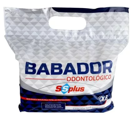 BABADOR IMPERM BRANCO ADULTO 30X40CM C/100 SSPLUS