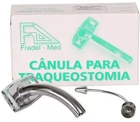 CANULA TRAQ. LONGA METAL N. 3,0 - FRADEL