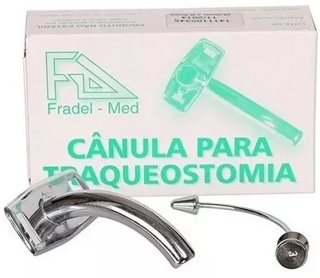 CANULA TRAQ. LONGA METAL N. 3,0 - FRADEL