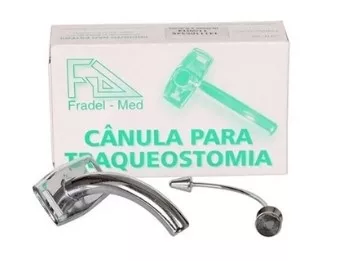CANULA TRAQ. LONGA METAL N. 6,0 - FRADEL
