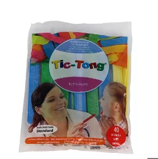 ABAIXADOR LINGUA COLOR INF. C/AROMA C/40 TIC TONG