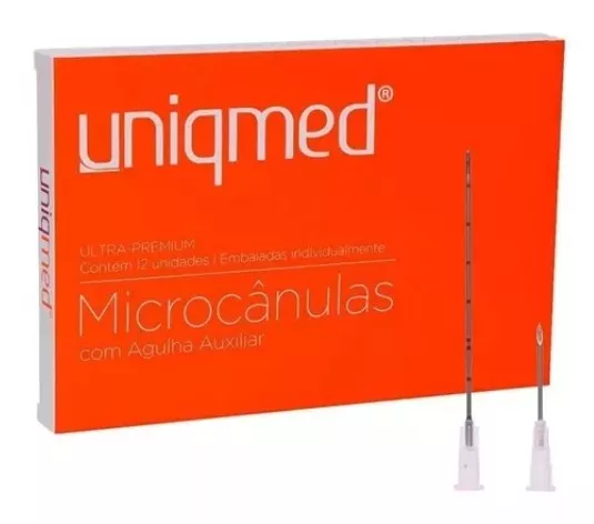 MICROCANULA 25GX40MM AG AUXILIAR 23G UNIQMED