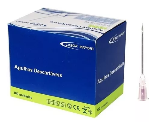 AGULHA HIPOD. 40 X 1,2 (18G 1 1/2) C/100 - LABOR IMPORT