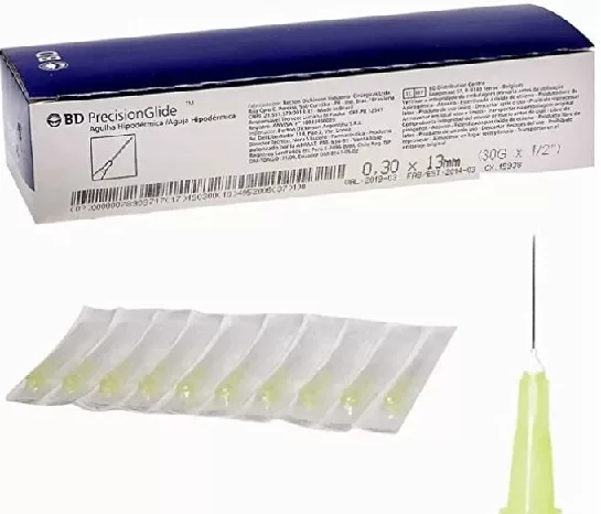 AGULHA HIPOD. 13 X 30 (30G 1/2) C/100 - BD