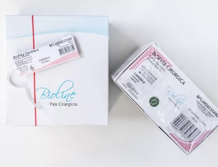 FITA CARDIACA 3,5MM X 80CM C/24 - BIOLINE BFCARDIO35X80