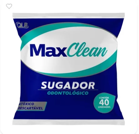 SUGADOR ODONT DESC PVC C/ 40UD MAX CLEAN