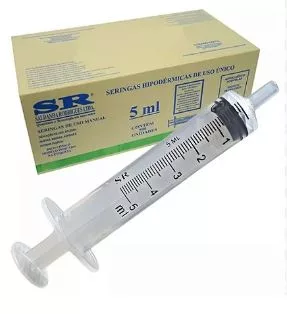 SERINGA 05ML SLIP S/AG. - SR