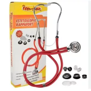 ESTETOSCOPIO RAPPAPORT ADT VERMELHO PREMIUM