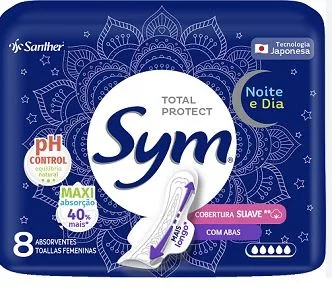 ABSORVENTE NOITE DIA 08UN SUAVE ABAS-SYM