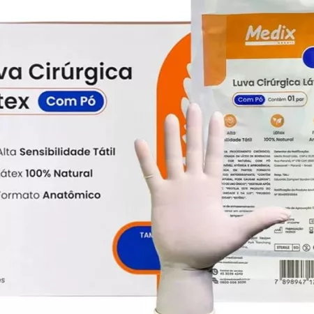 LUVA CIRURGICA N.7,0 ESTERIL - MEDIX