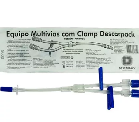 CONEXÃO 2VIAS C/CLAMP E TAMPA SLIP - DESCARPACK